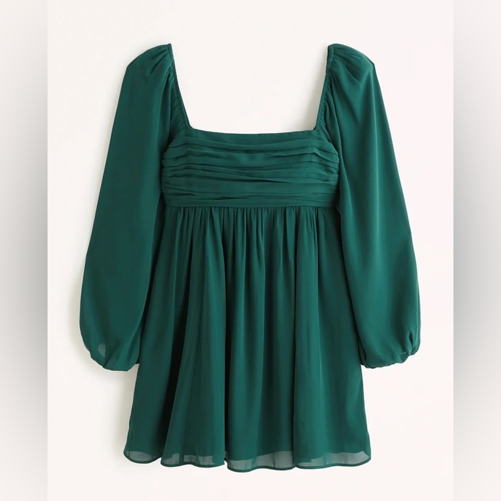 BNWT - Abercrombie & Fitch Emerson Balloon Sleeve Mini Dress